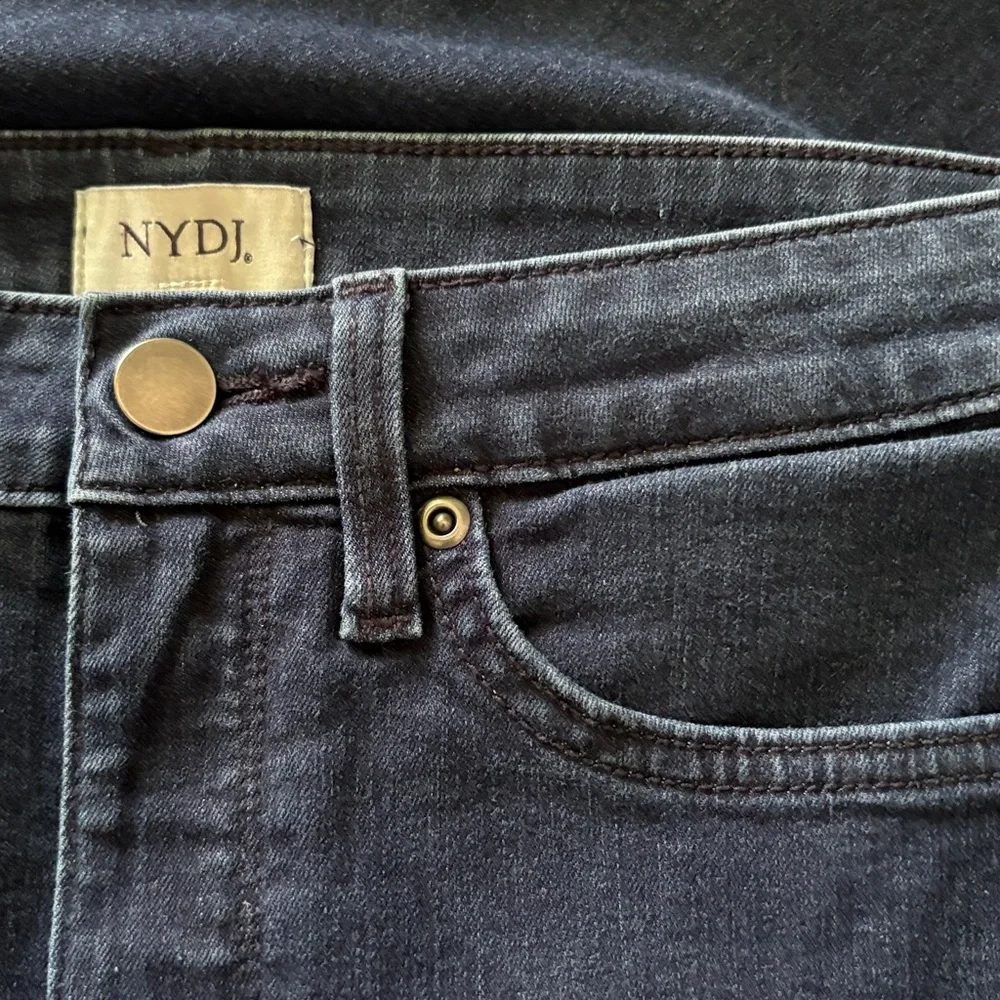 NYDJ Ami skinny ankle jeans dark wash size 6 EUC - Picture 5 of 8